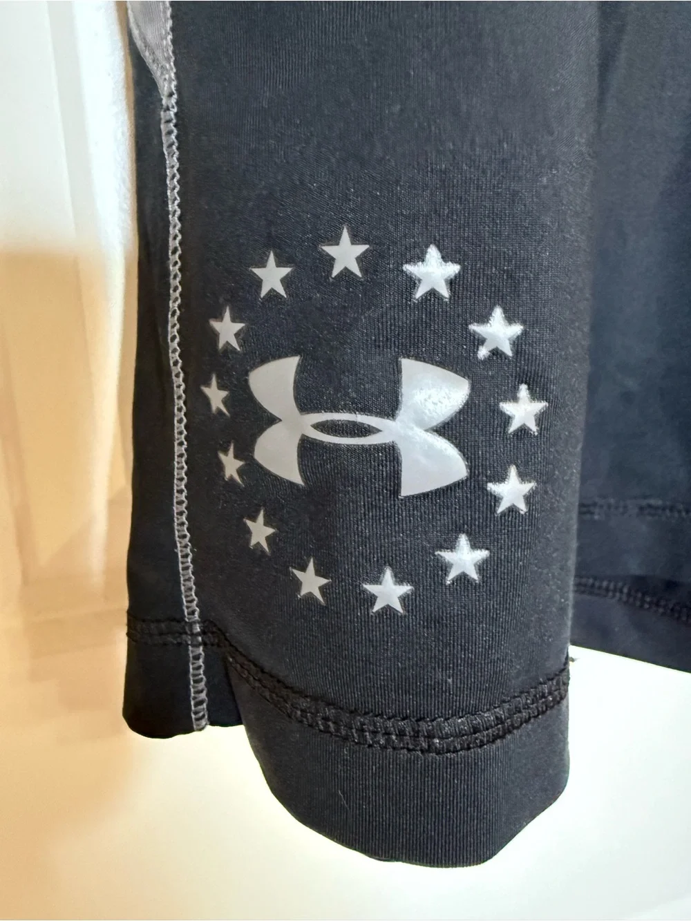 Under Armour Black Skater Athletic Skirt with Gray Side Panel